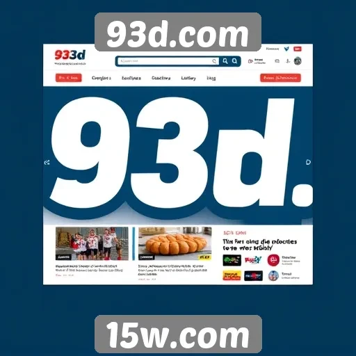 Análise da interface de usuário do site 93d.com